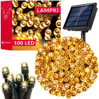 Saulės energija maitinamos LED girliandos