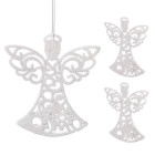 Kalėdiniai papuošimai angelai Springos CA0040 10 cm 3 vnt.