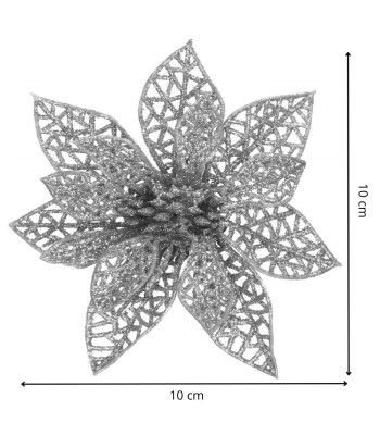Kalėdų dekoracija "Poinsettia" Springos CA0726 11x11 cm