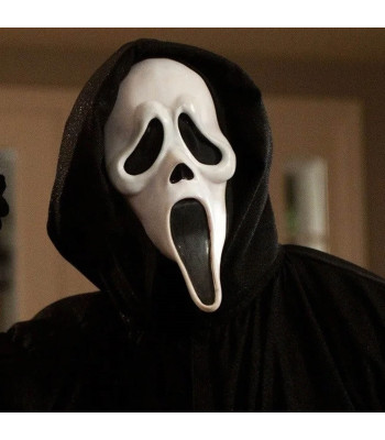 Helovino dekoracija - kaukė su gobtuvu Scream siaubo Springos HA5232