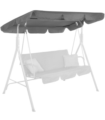Sodo supynių stogelis Springos GS0003R 220x115 cm, pilkas