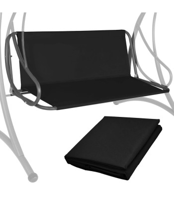 Sodo sūpynių sėdynės audinys Springos GS0016S 155x100 cm, juodas