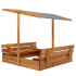 Smėlio dėžė Springos SBX120RSET 120x120cm