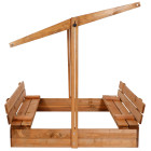 Smėlio dėžė Springos SBX120RSET 120x120cm