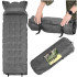 Savipildanti turistinė kilimėlė Springos PM053 193 cm su pagalvėle ir dėklu, pilka