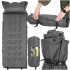 Savipildanti turistinė kilimėlė Springos PM053 193 cm su pagalvėle ir dėklu, pilka