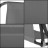 Sodo sūpynių sėdynės medžiaga Springos GS0003S 160x100 cm vandeniui atspari pilka