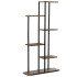 Metalinis gėlių stovas Springos GA0211 113 cm su 6 lentynomis, lofto stiliaus, daugiaaukštis, modernus