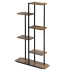 Metalinis gėlių stovas Springos GA0211 113 cm su 6 lentynomis, lofto stiliaus, daugiaaukštis, modernus