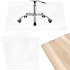 Apsauginis kilimėlis biuro kėdėms ir poilsio kėdėms Springos FM0038 140x100 cm, permatomas stalo kilimėlis
