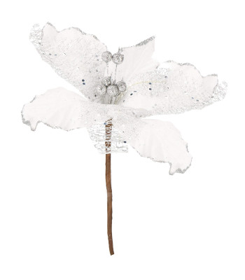 Kalėdinė dekoracija „Poinsettia“ Springos CA0799, 24×15 cm