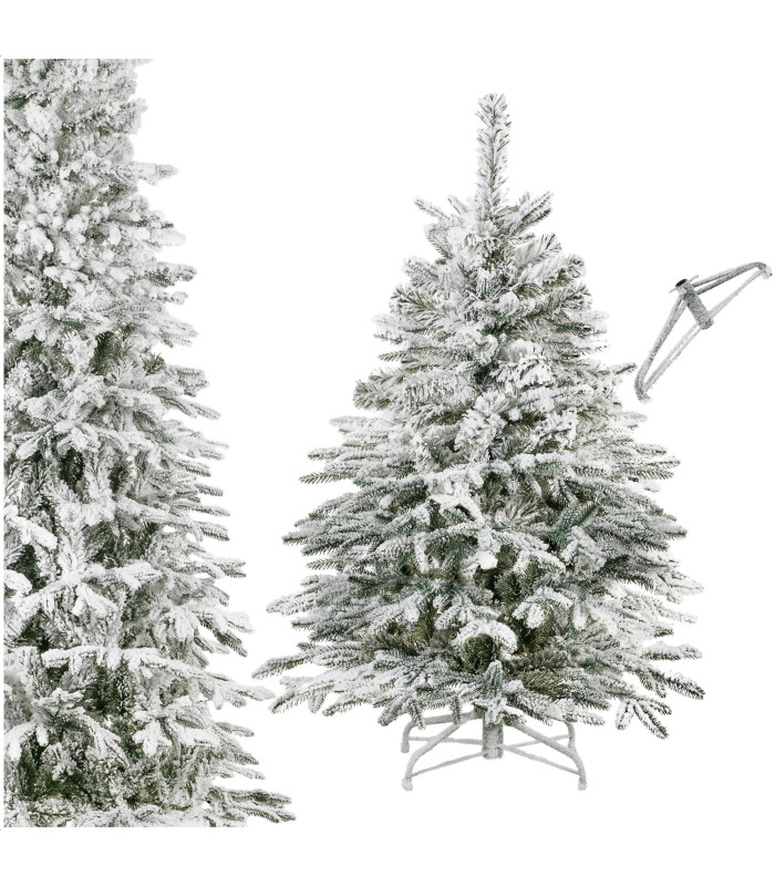 Dirbtinė snieguota kalėdinė eglutė Springos CT0222, LUX 120 cm