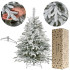 Dirbtinė snieguota kalėdinė eglutė Springos CT0222, LUX 120 cm