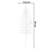Kalėdinė dekoracija Springos CA1218, 45 cm, 3 vnt.