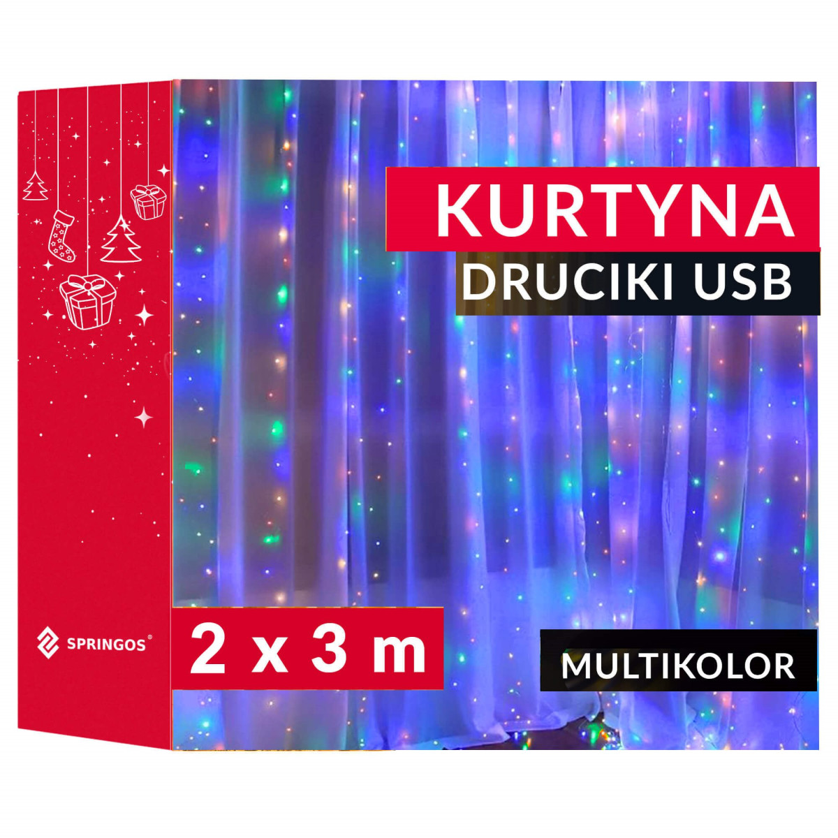 Kalėdinės girliandos Springos 200 LED CL4097