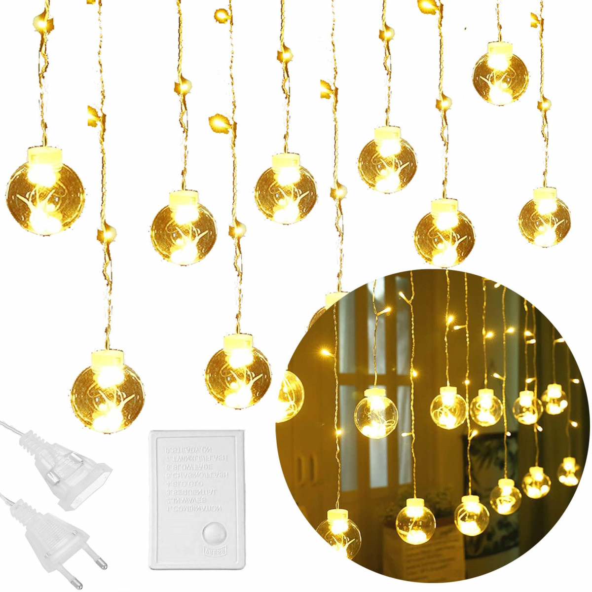 Kalėdinės LED užuolaidos Springos CL4045