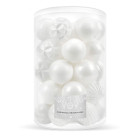 Kalėdinių eglučių papuošimų rinkinys Springos CA0878, 8 cm, 30 vnt.