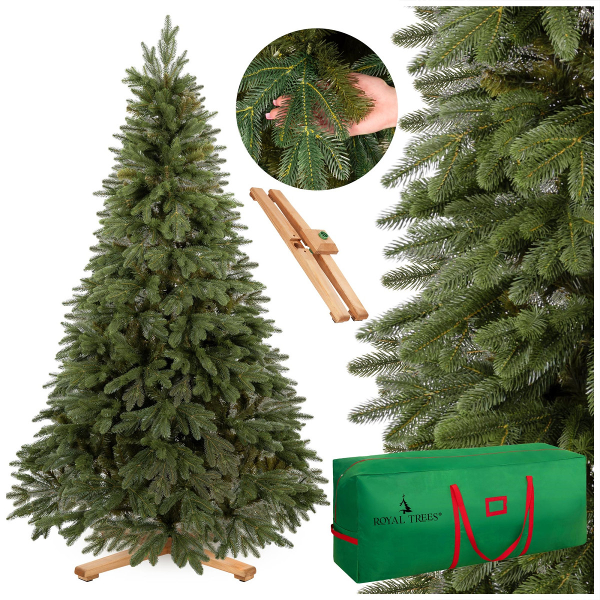 Dirbtinė Kalėdų eglutė Springos CT0253, PREMIUM PUŠIS 210 CM