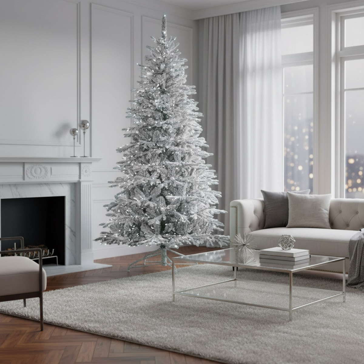 Dirbtinė eglutė Springos CT0225, KALNŲ EGLE LUX 220 CM