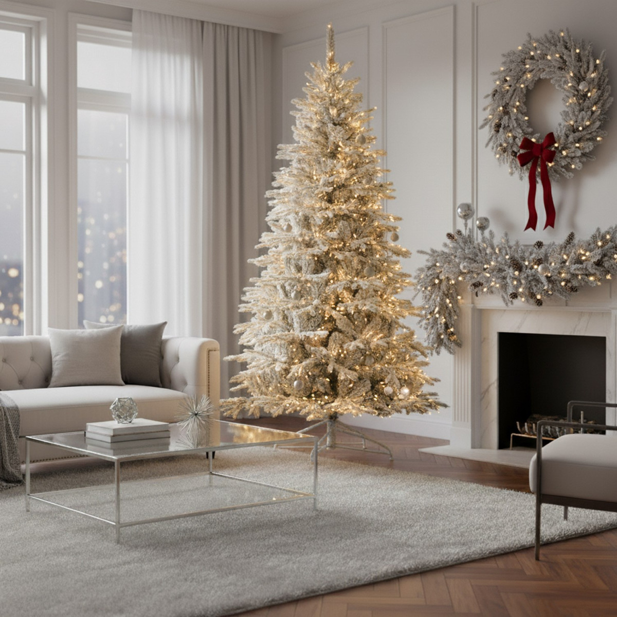 Dirbtinė eglutė Springos CT0225, KALNŲ EGLE LUX 220 CM