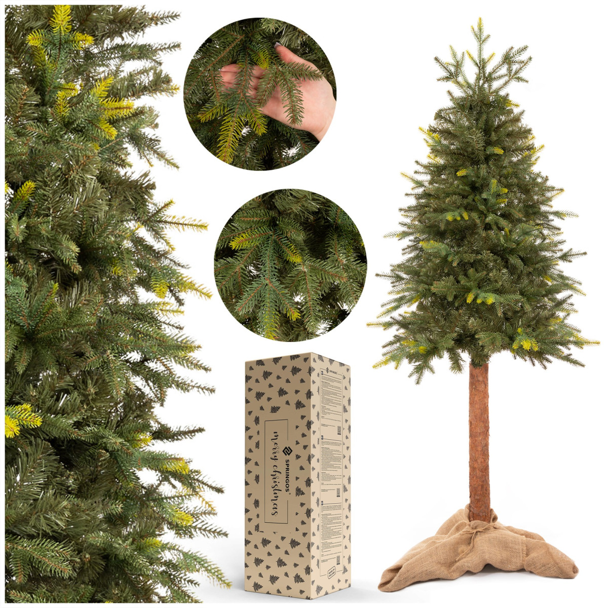 Dirbtinis medis Springos CT0199, EGLE ANT STIEBO 180 CM