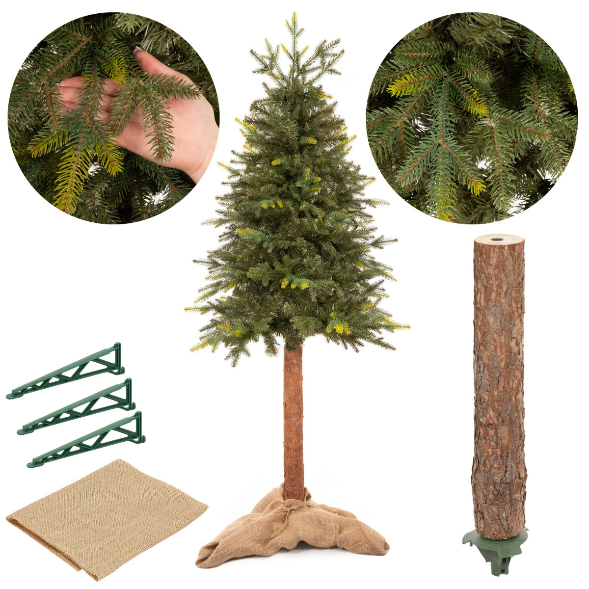 Dirbtinis medis Springos CT0199, EGLE ANT STIEBO 180 CM