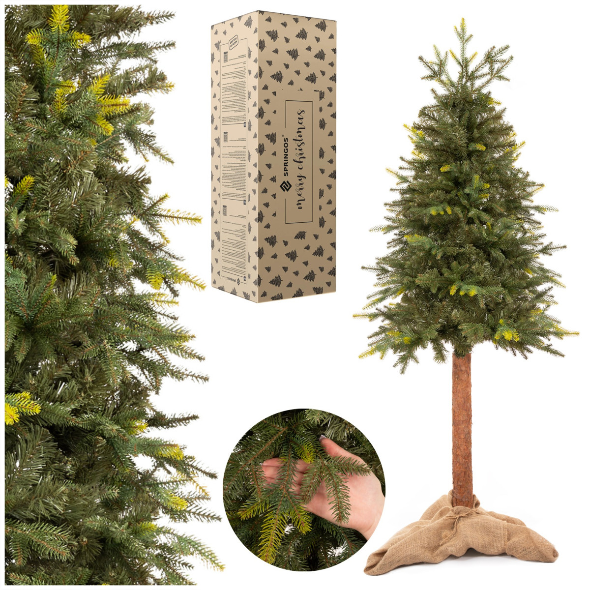 Dirbtinis medis Springos CT0199, EGLE ANT STIEBO 180 CM