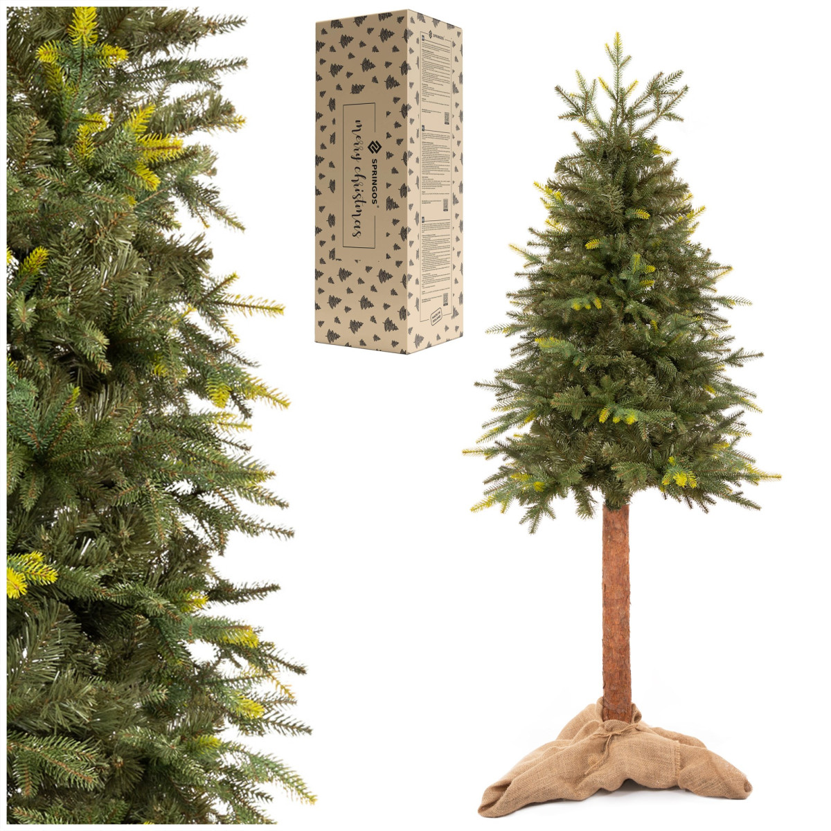 Dirbtinis medis Springos CT0199, EGLE ANT STIEBO 180 CM