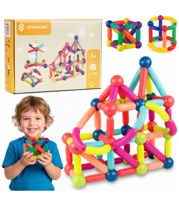 Magnetinis konstruktorius 128 dalių Springos KG0050