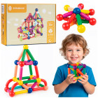 Magnetinis konstruktorius Springos KG0051, 100 dalių