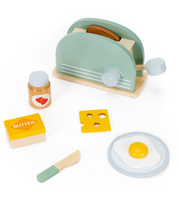 Medinis žaislas vaikams - skrudintuvas / sumuštinių gaminimo aparatas Springos KG0054