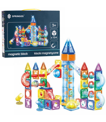 Springos KG0062 magnetinis konstruktorius 134 dalys