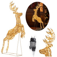 Kalėdinis LED elnias 120 LED CL1243