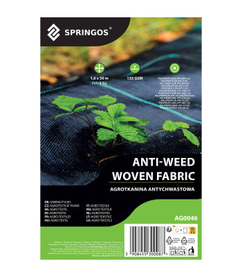 Agroplėvelė nuo piktžolių 135 gsm 1,6 x 50 m AG0046