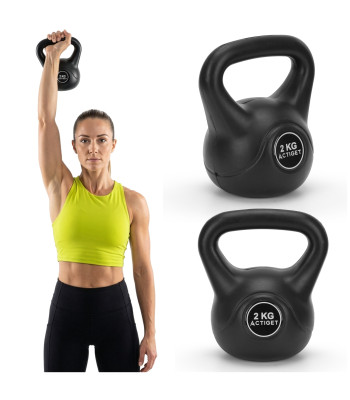 Kettlebell svarmenų kamuolys 2 kg ACT0079