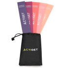 Pasipriešinimo gumelių rinkinys mankštai, 5 vnt. ACT0105