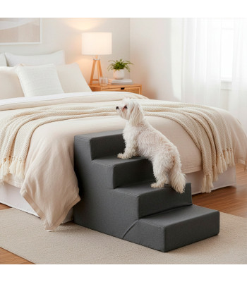 Šunų laiptai 4 pakopos su 40 cm platforma