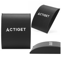 Vėdero preso treniruočių kilimėlis, iki 120 kg, juodas