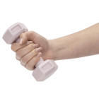 Actiget® Šešiakampės Hantelės, 2 x 0,5 kg, Rinkinys, Šviesiai Rožinės