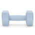 2x1kg šešiakampės hantelės fitneso pratimams, 2 vnt. komplektas, šviesiai mėlynos