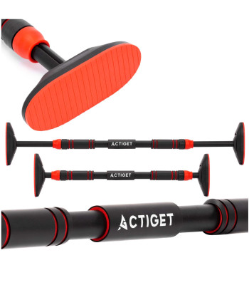 Prisitraukimų skersinis 72–105 cm, teleskopinis, pagamintas iš plieno, reguliuojamas pagal durų staktą