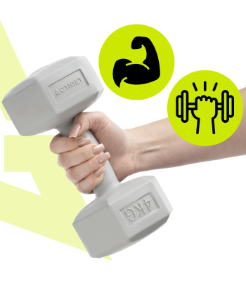 Hantelės 2 x 4 kg ACT0162