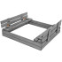 premium medinė smėlio dėžė springos sbp120set01x 120 x 120 cm komplektas