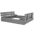 premium medinė smėlio dėžė springos sbp120set01x 120 x 120 cm komplektas