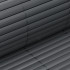 PVC uždanga balkonui, terasai ir tvorai Springos, 500 x 160 cm, tamsiai pilka