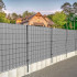 Šviesiai pilka tvoros juosta Springos® 4,75 cm x 50 m, 450 g/m² FN0013