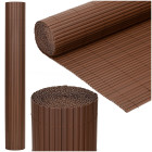 PVC uždanga balkonui, terasai ir tvorai Springos®, 500 x 120 cm, ruda