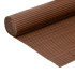 PVC maskuojantis kilimėlis balkonui, terasai ir tvorai, 400 x 100 cm, rudas