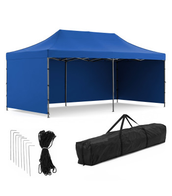 Sodo palapinė 3 x 6 m, mėlyna Springos GP0007