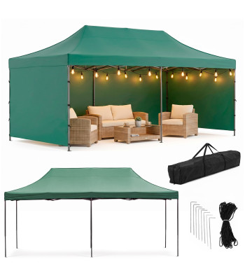 Sodo paviljonas 3 x 6 m, žalias Springos GP0009
